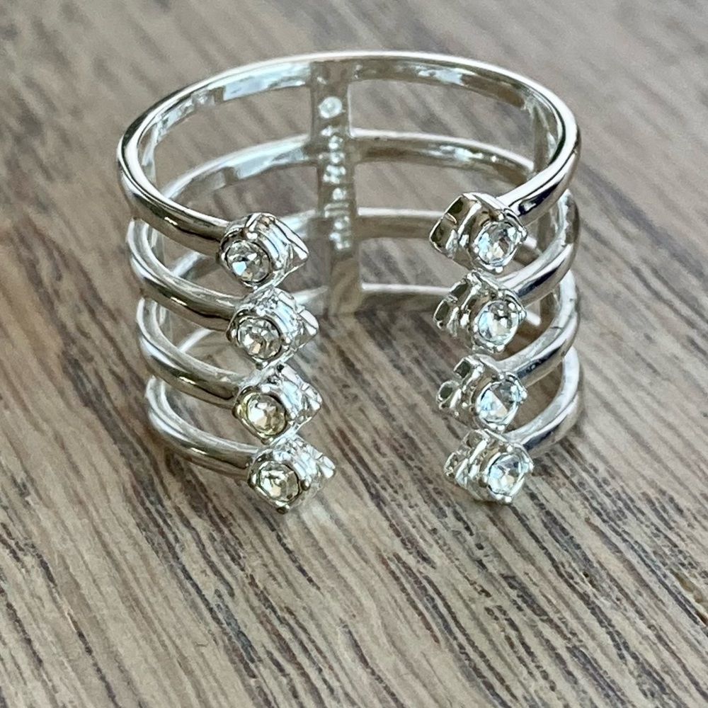 Stella & Dot Gemini Lace Ring - Silver